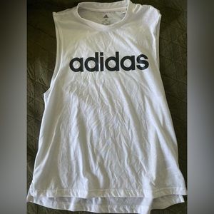 White adidas tank
